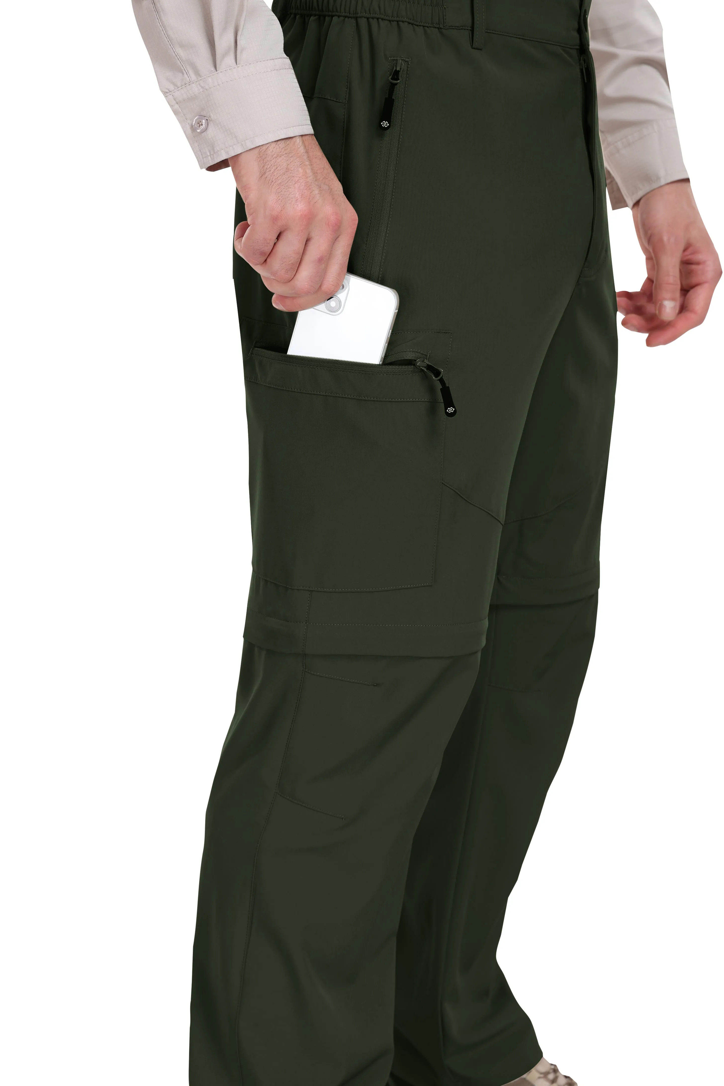 Men's outdoor hiking shorts and trousers