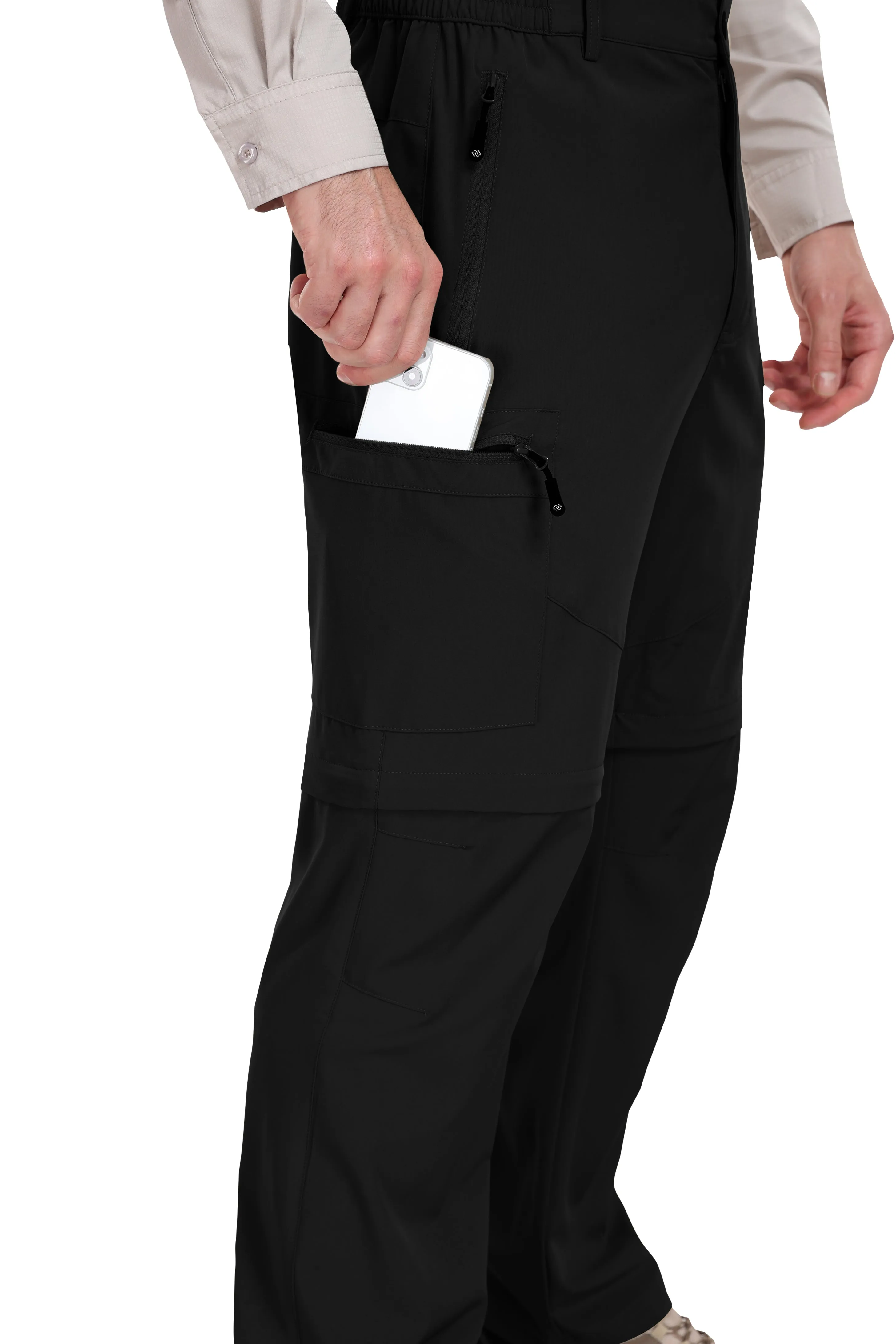 Men's outdoor hiking shorts and trousers