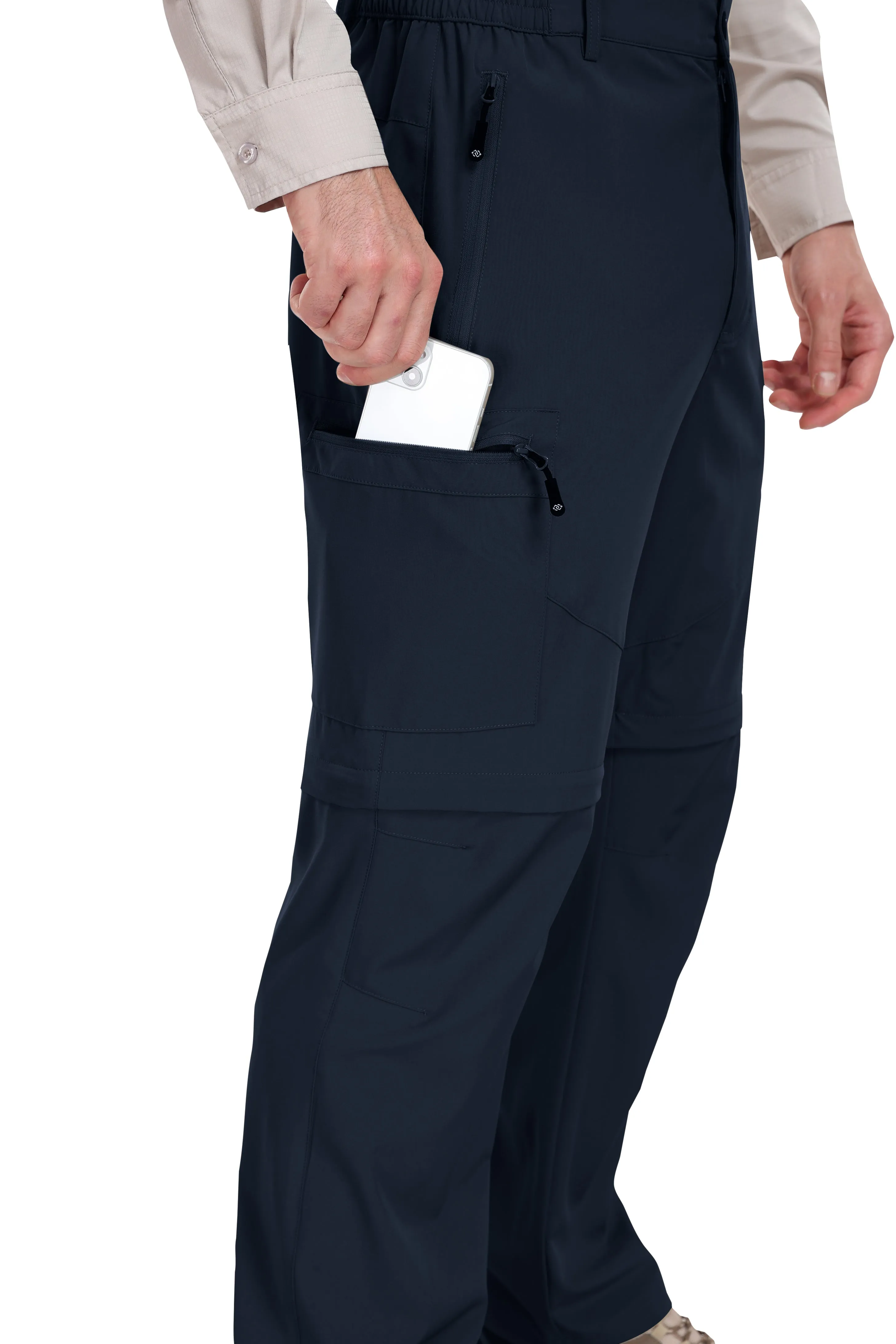 Men's outdoor hiking shorts and trousers