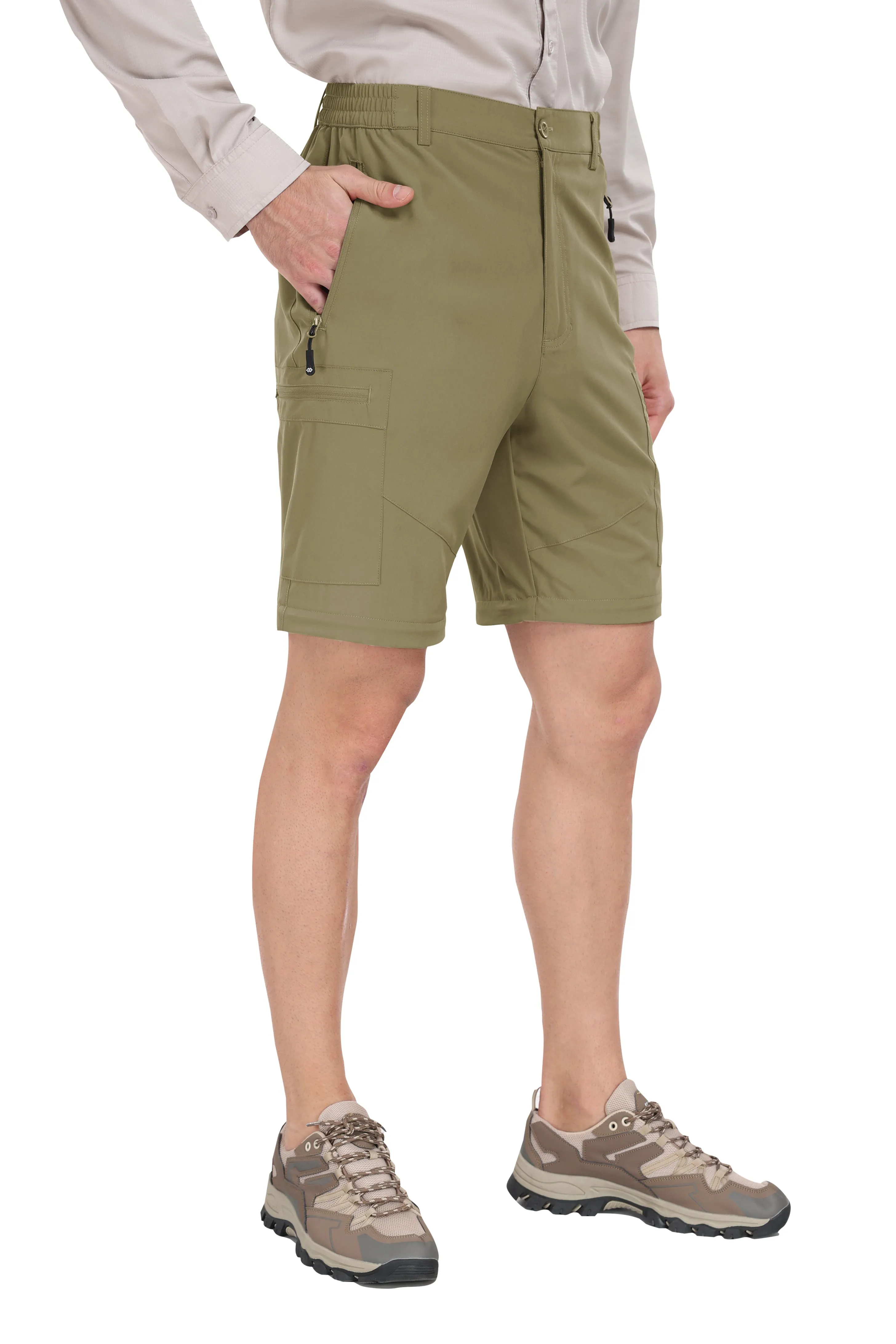 Men's outdoor hiking shorts and trousers