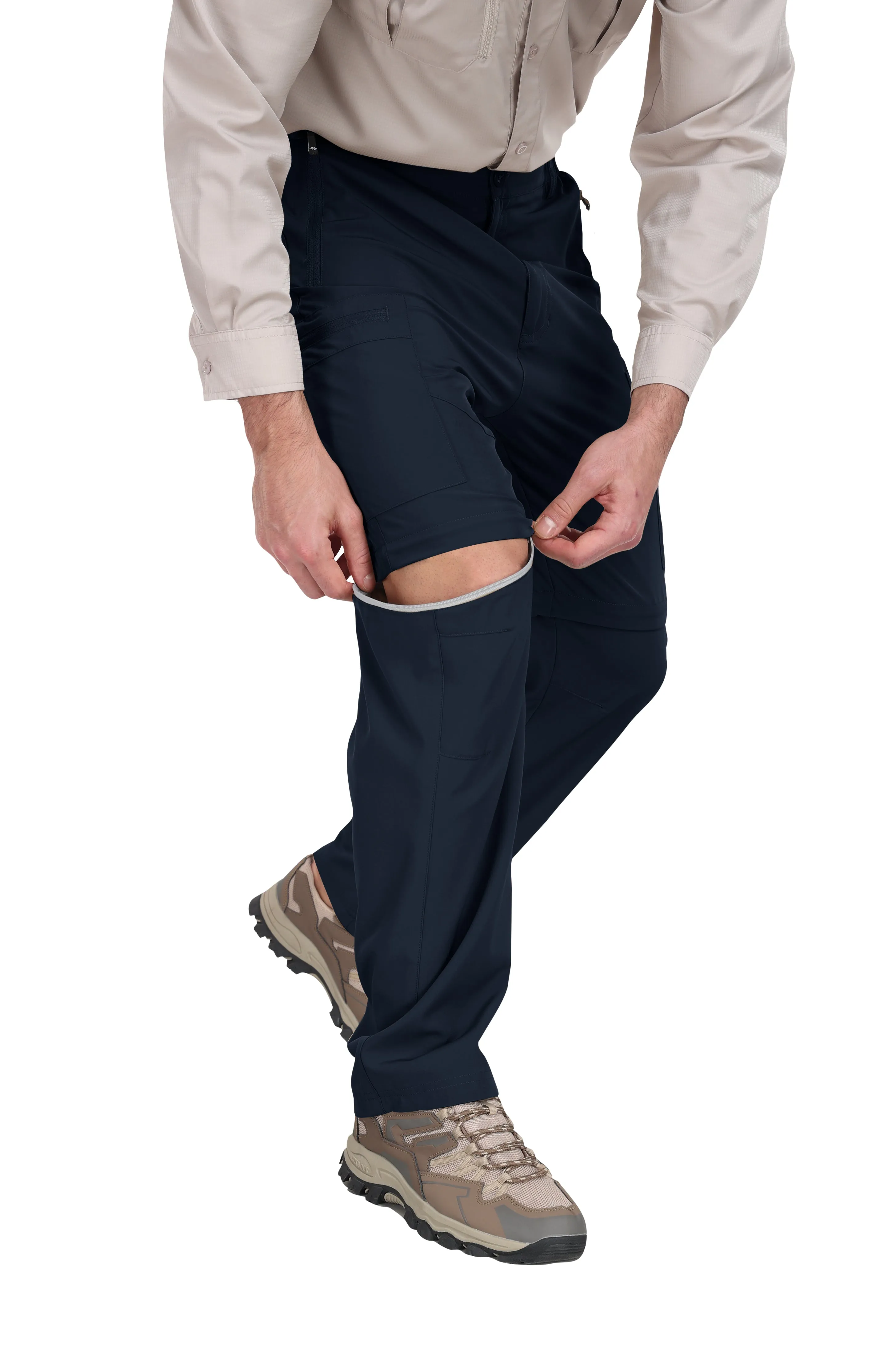 Men's outdoor hiking shorts and trousers