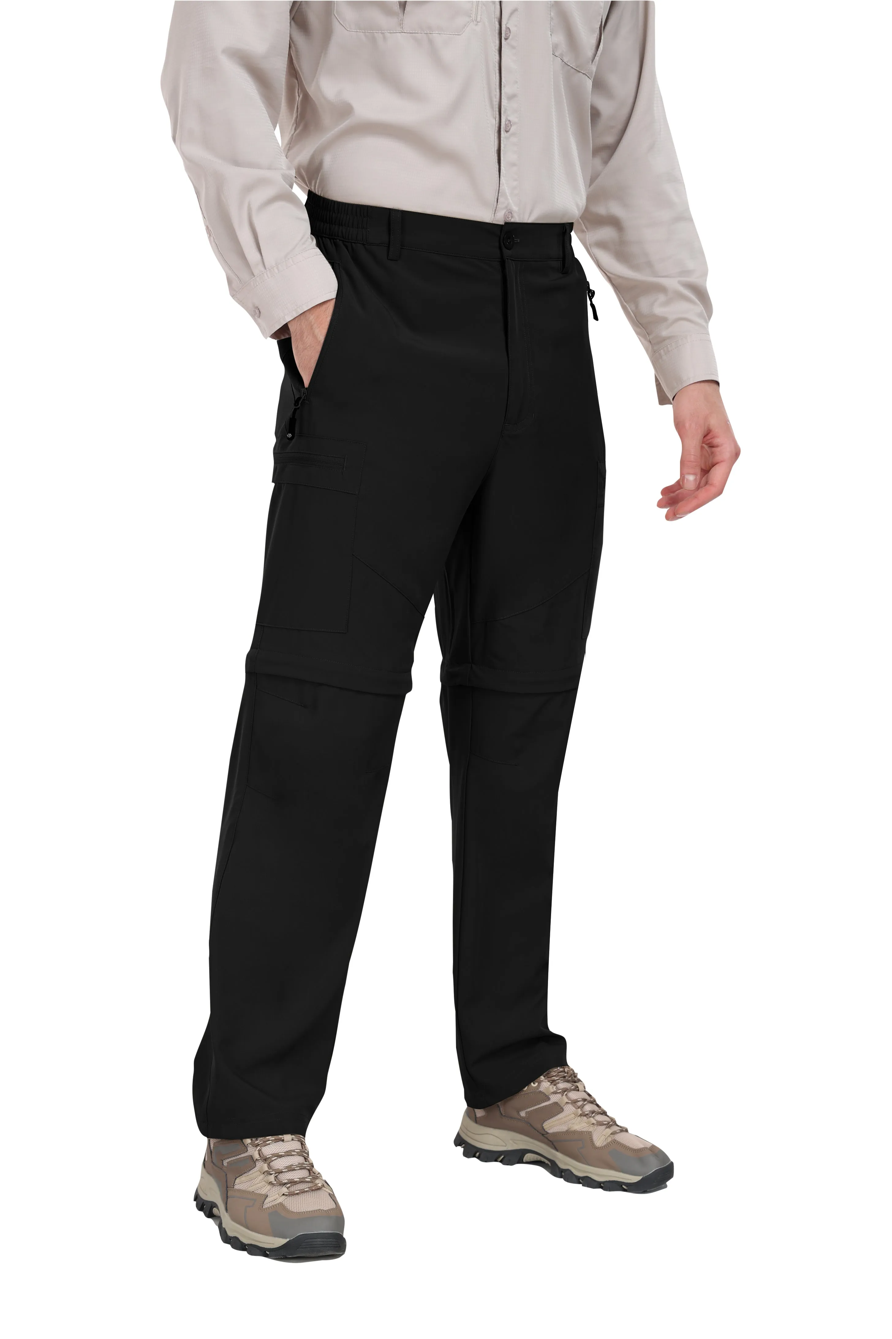 Men's outdoor hiking shorts and trousers