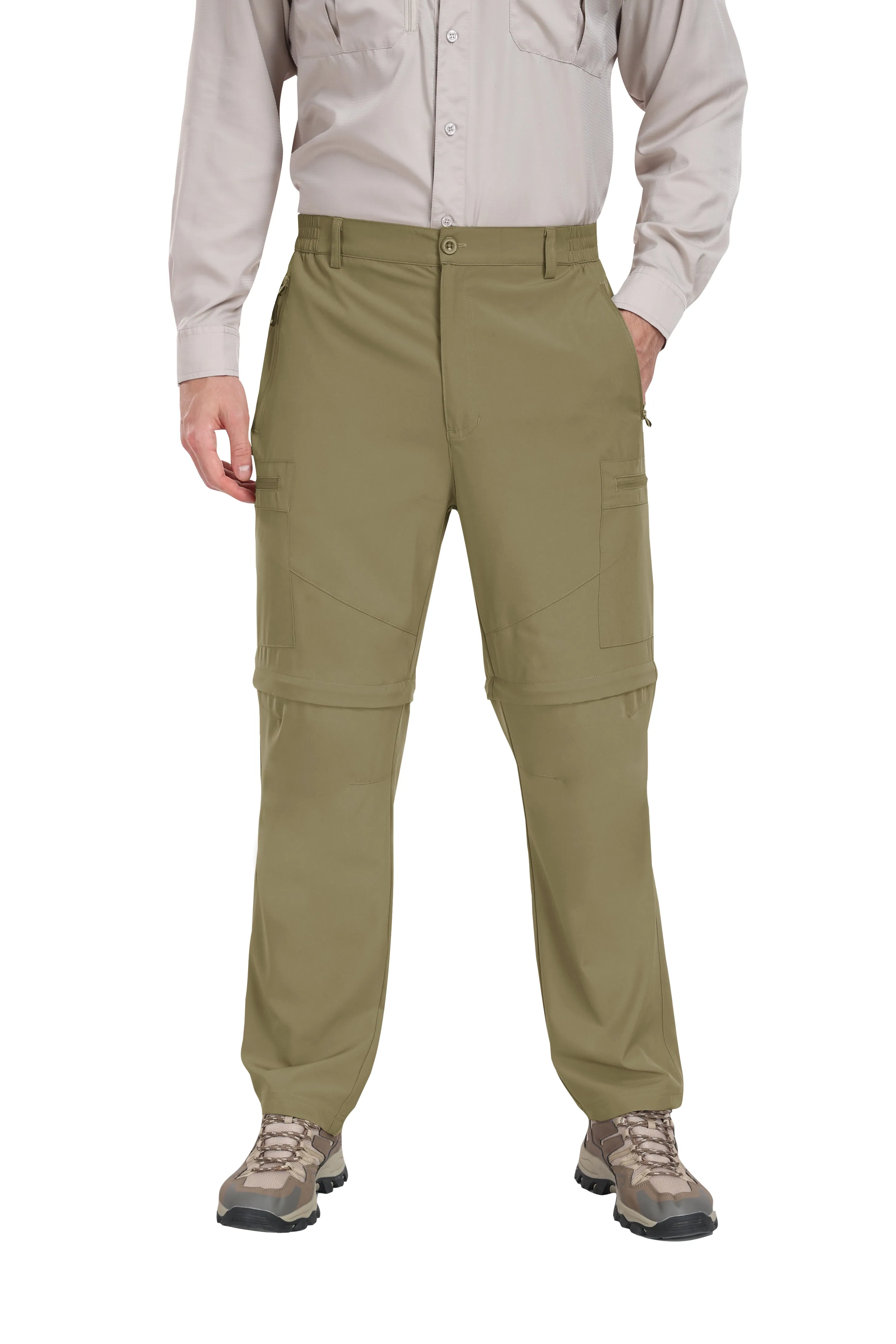 Men's outdoor hiking shorts and trousers