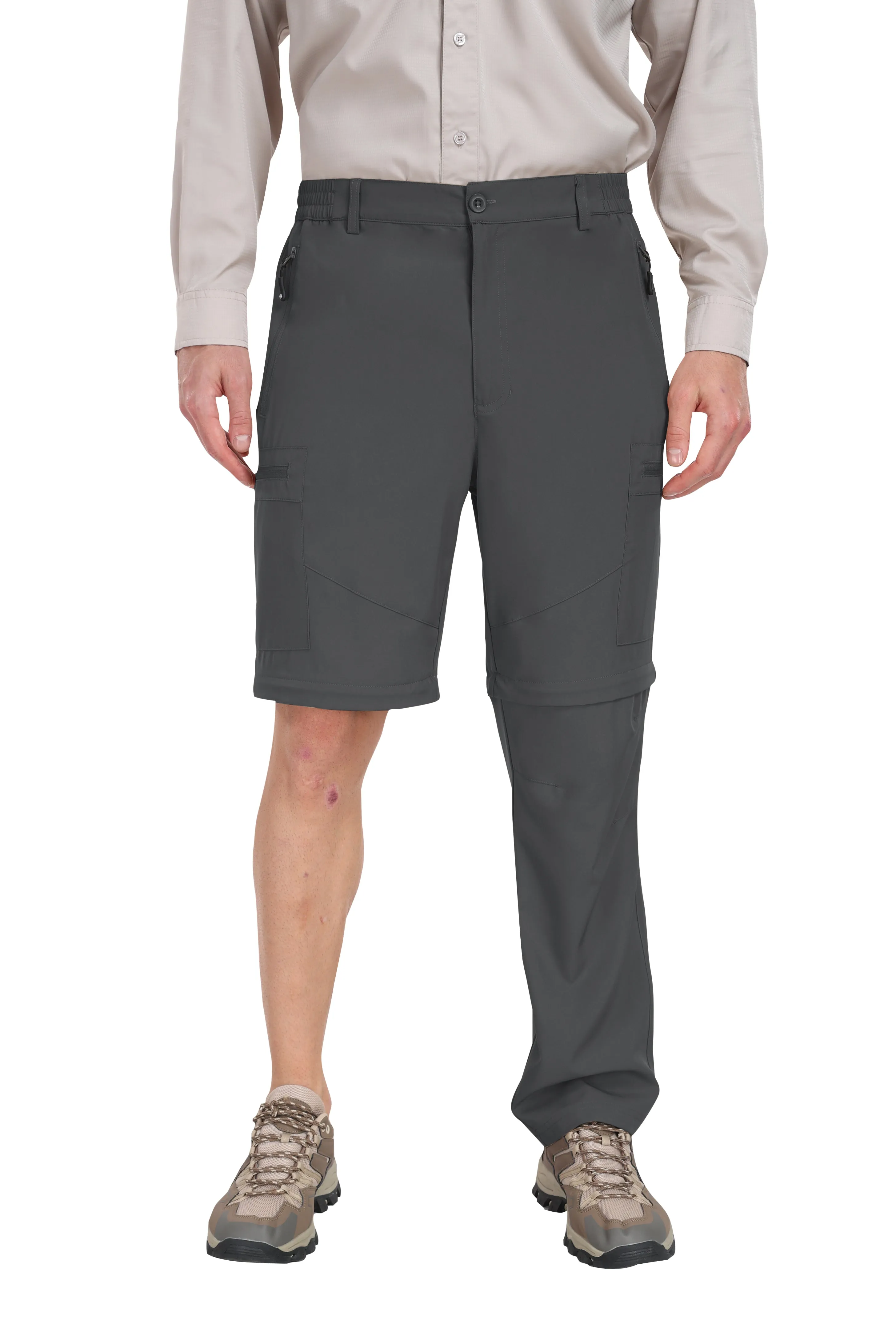 Men's outdoor hiking shorts and trousers