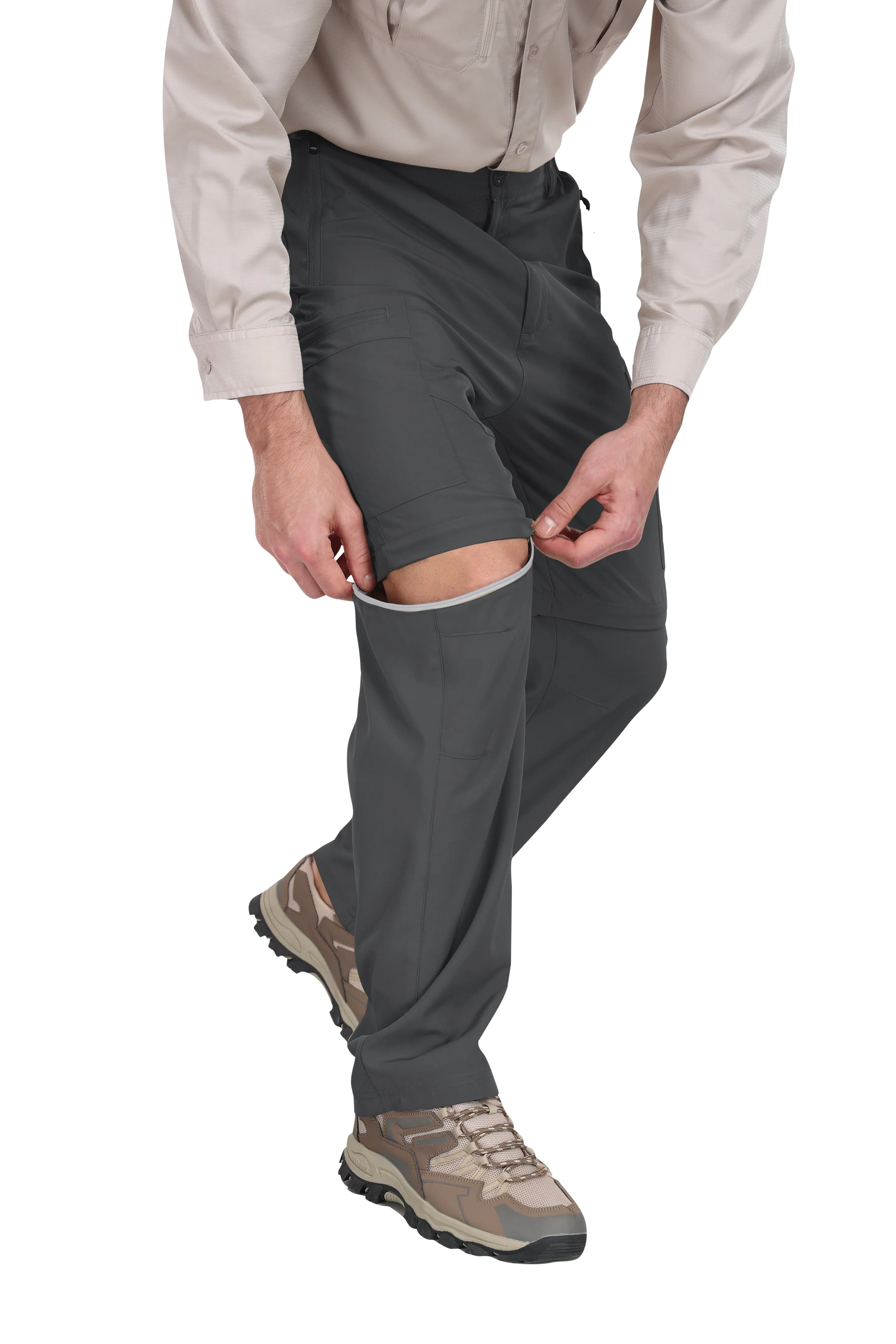 Men's outdoor hiking shorts and trousers