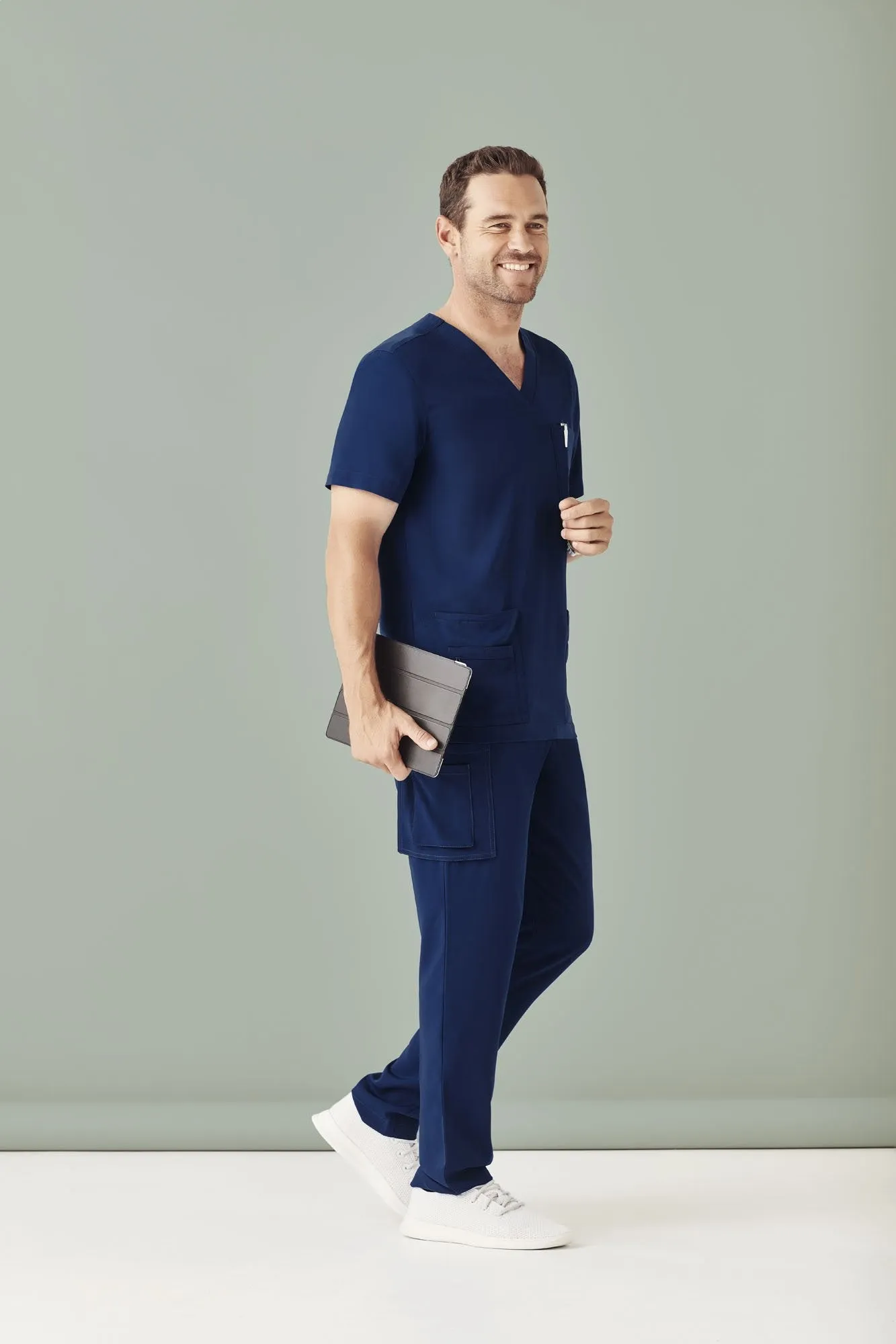 Mens V-Neck Scrub Top