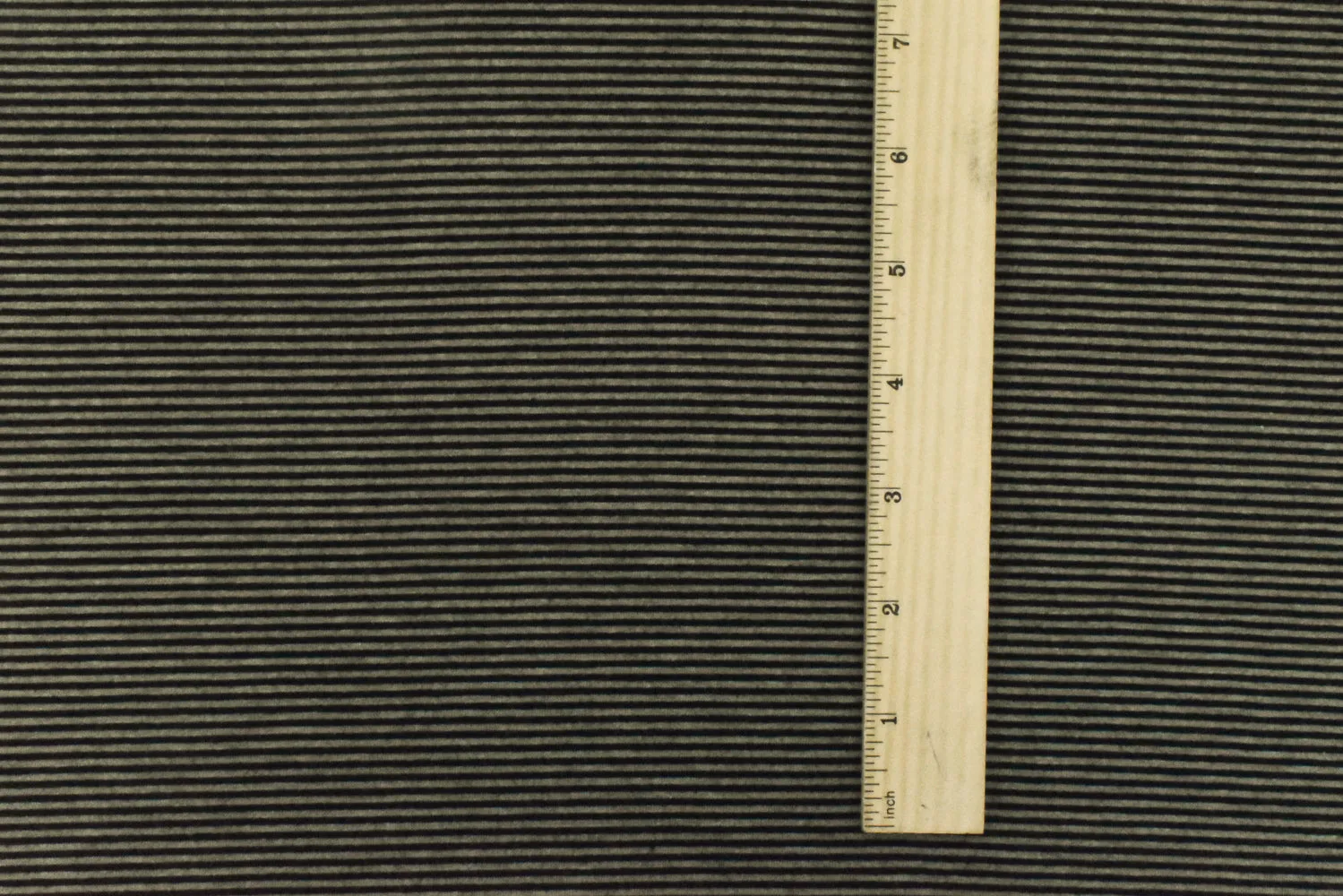 Old Khaki-Black Mini Stripe Stretch Jersey Knit Fabric