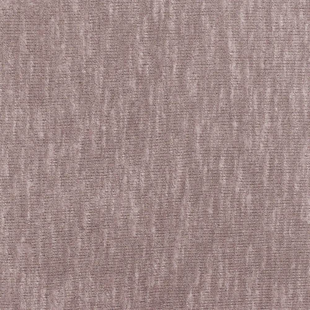 Old Mauve Slub Stretch Brushed Jersey Knit Fabric