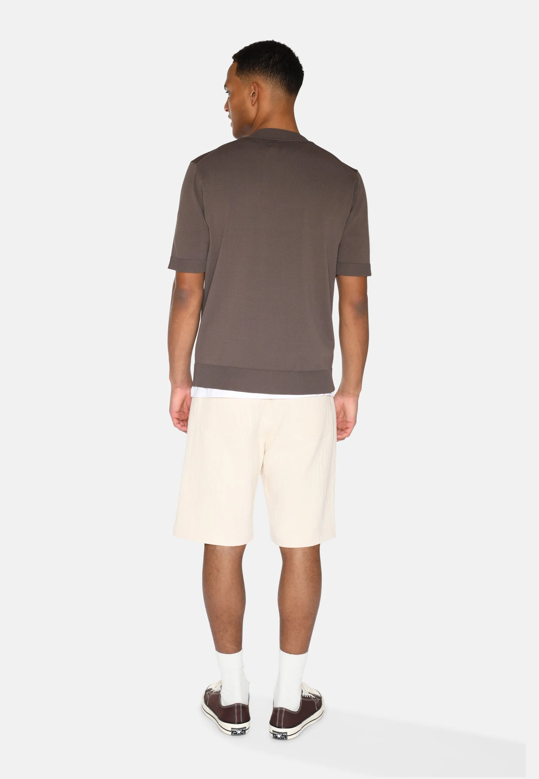 Parker knit t-shirt 4180 - Shitake