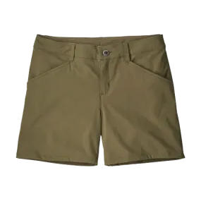 Patagonia Womens Quandary Short - 7 in. Fatigue Green