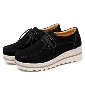 Platte schoenen - Comfortabele mocassins met zachte zolen
