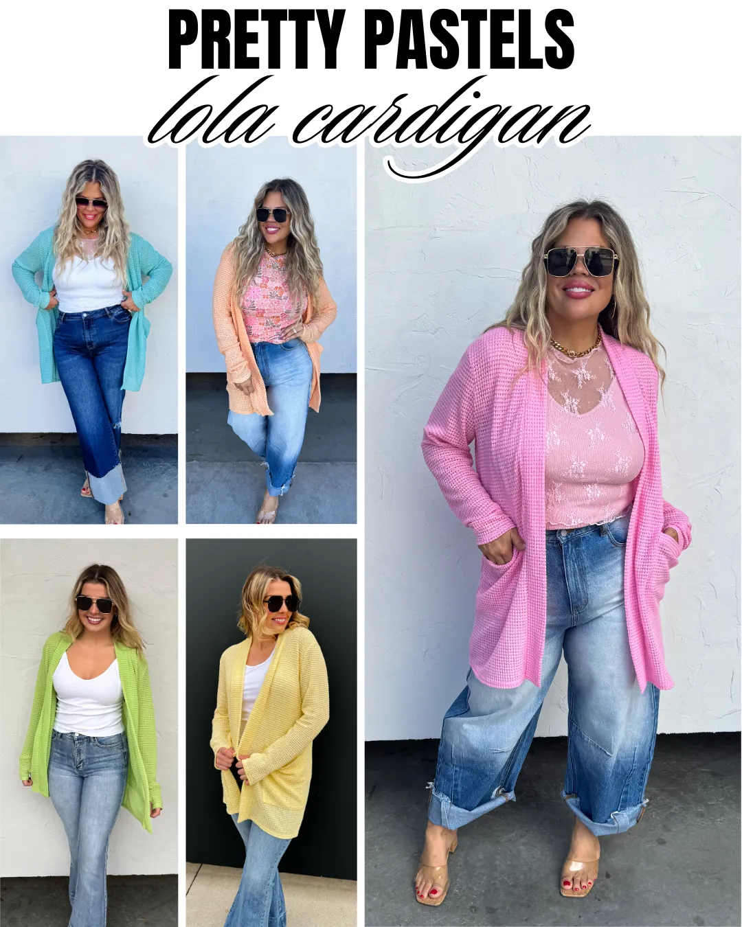 Pre Order: NEW Spring Lola Cardigans - Limited Pre Order
