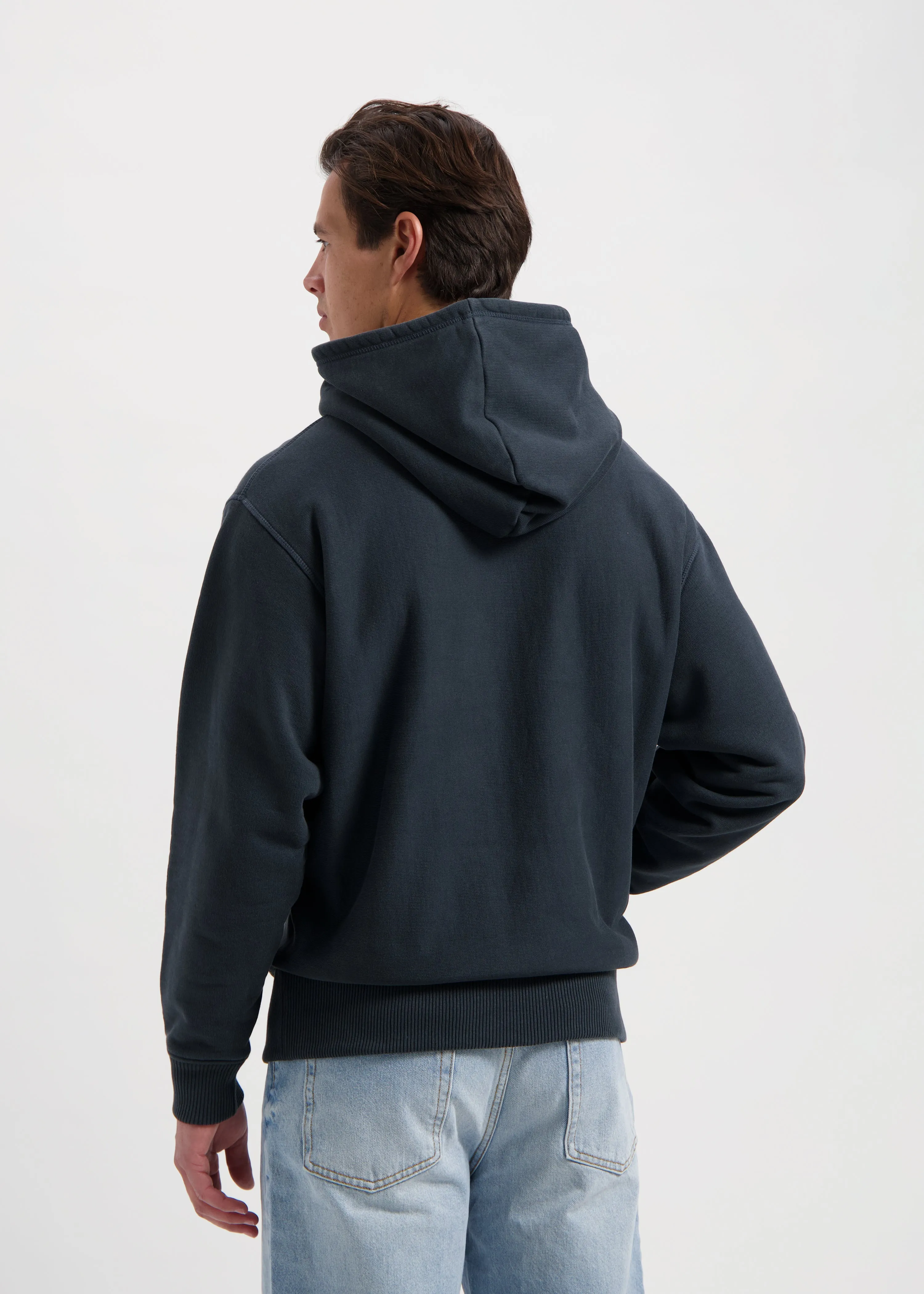 Premium College Hoodie - Navy Blue