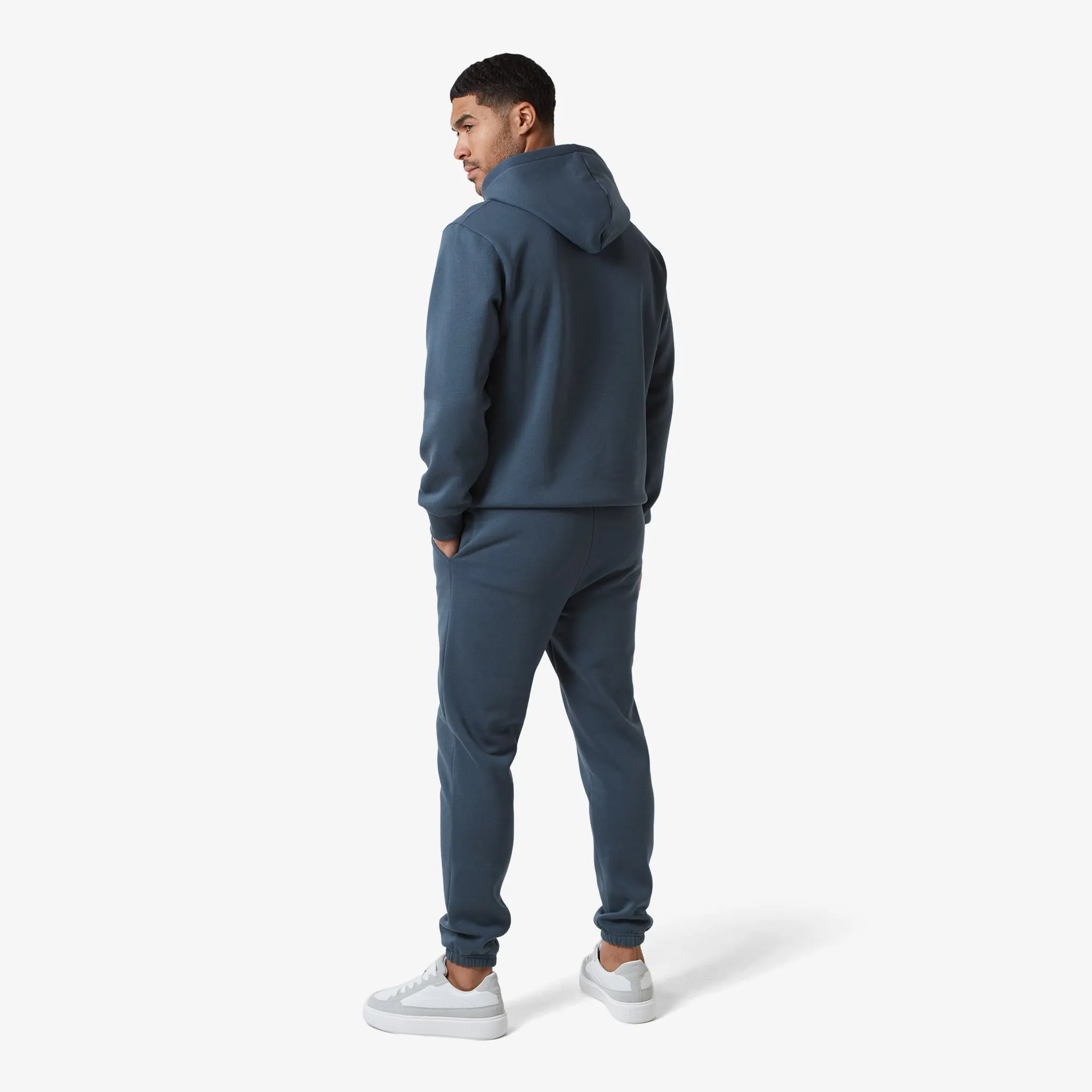 Relaxed Fit Hoodie | Steel Blue