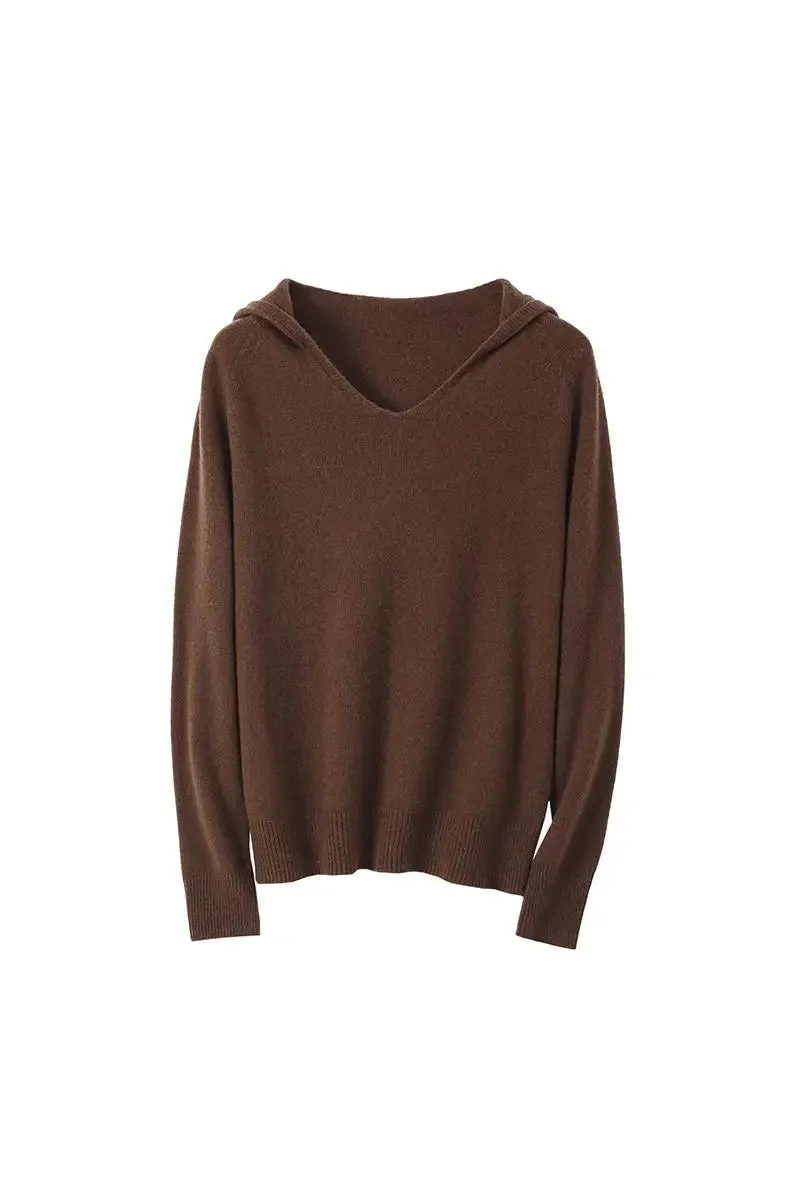 Relaxed Merino Wool Hoodie