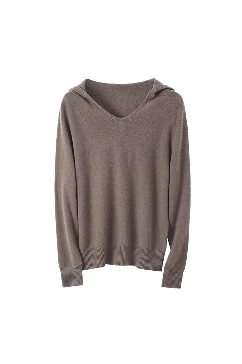 Relaxed Merino Wool Hoodie