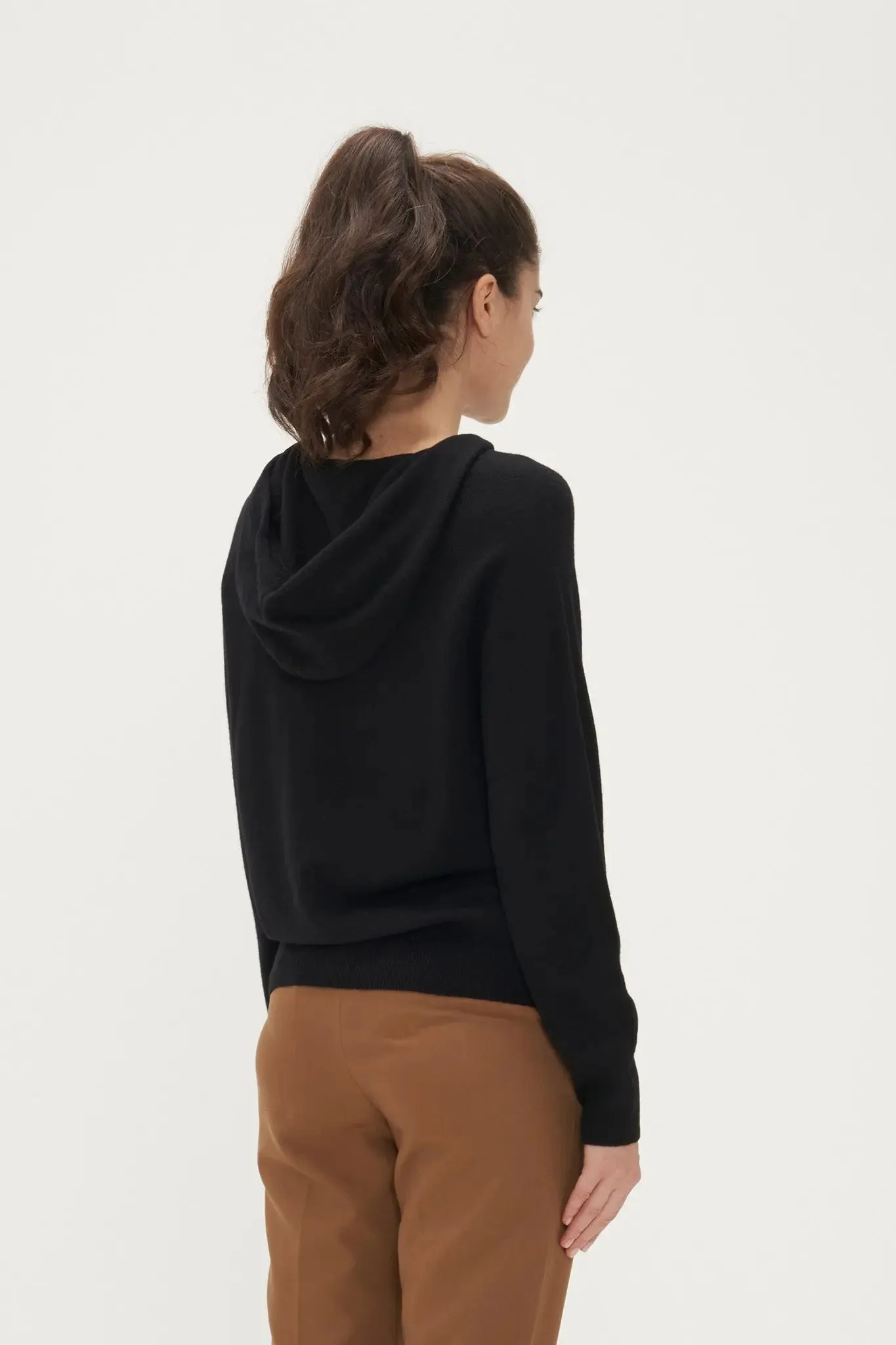 Relaxed Merino Wool Hoodie