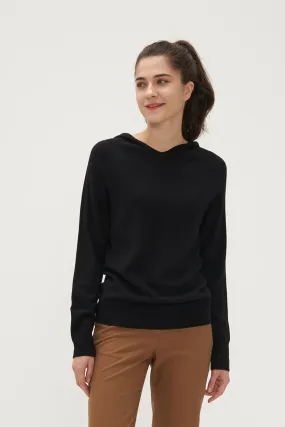 Relaxed Merino Wool Hoodie