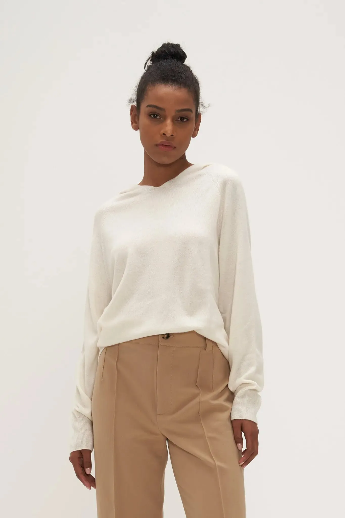 Relaxed Merino Wool Hoodie