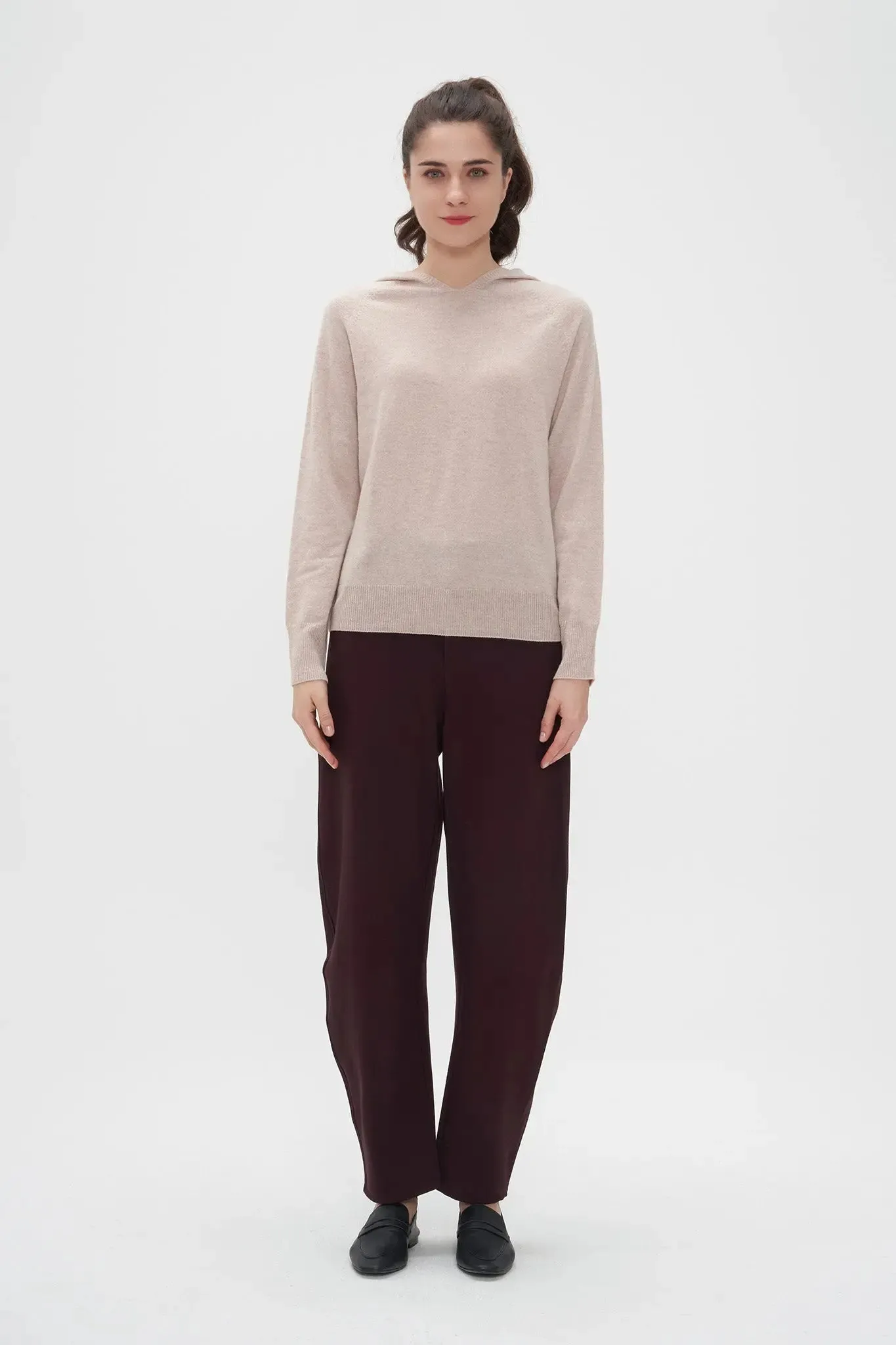 Relaxed Merino Wool Hoodie