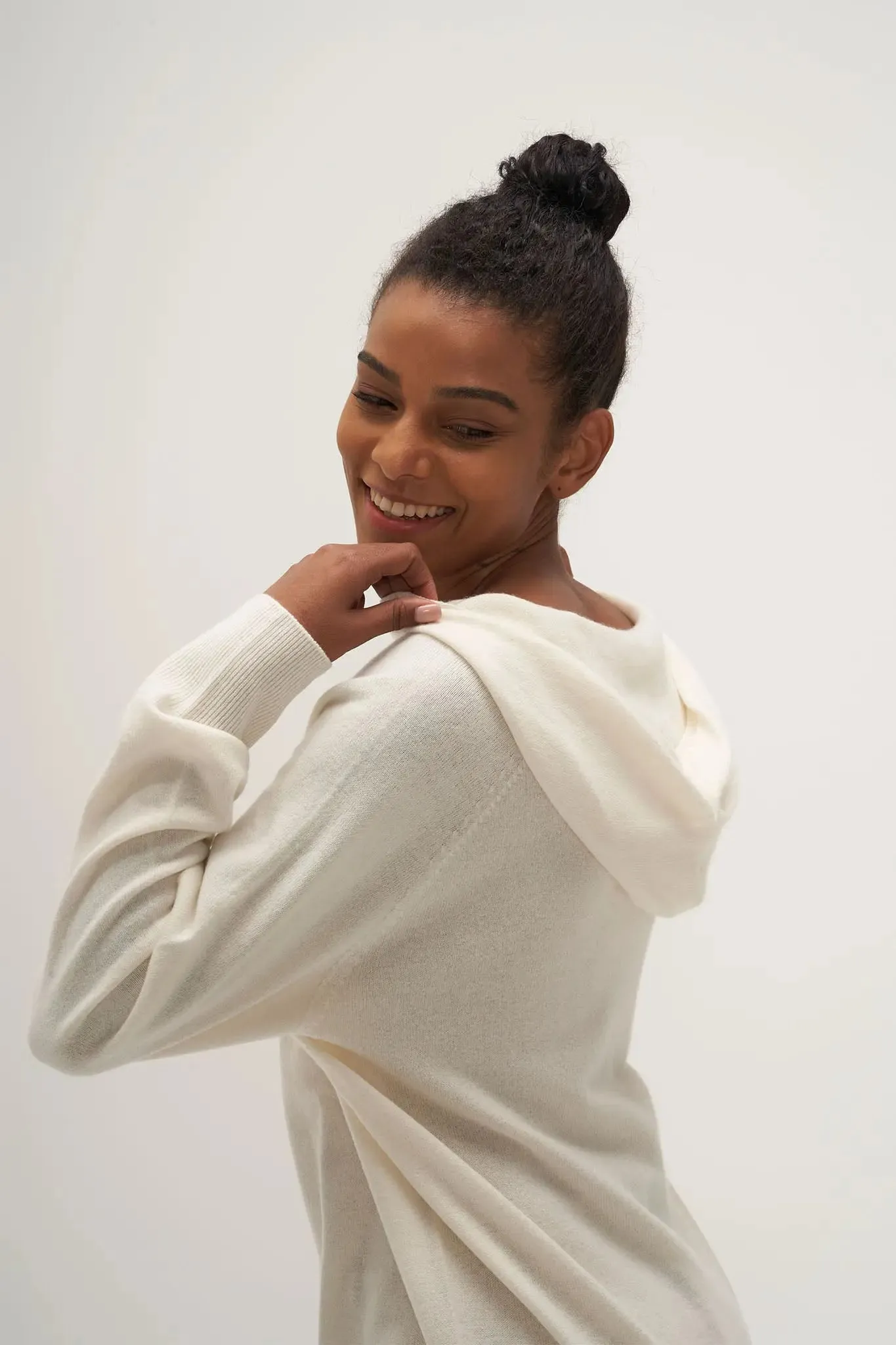 Relaxed Merino Wool Hoodie