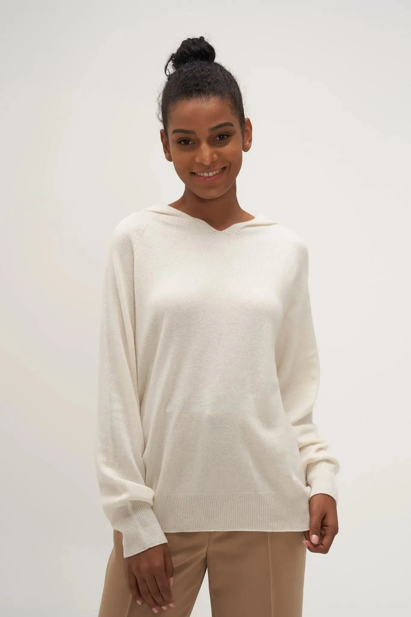 Relaxed Merino Wool Hoodie