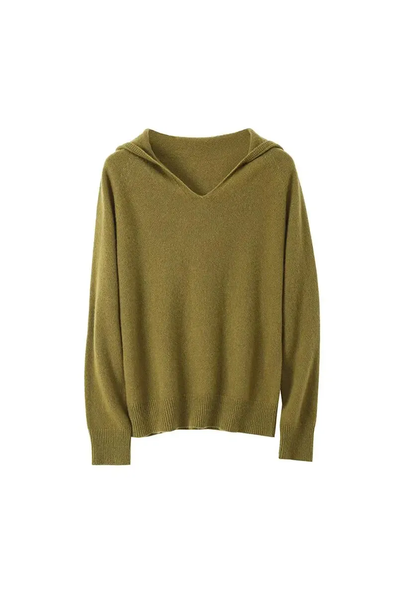 Relaxed Merino Wool Hoodie