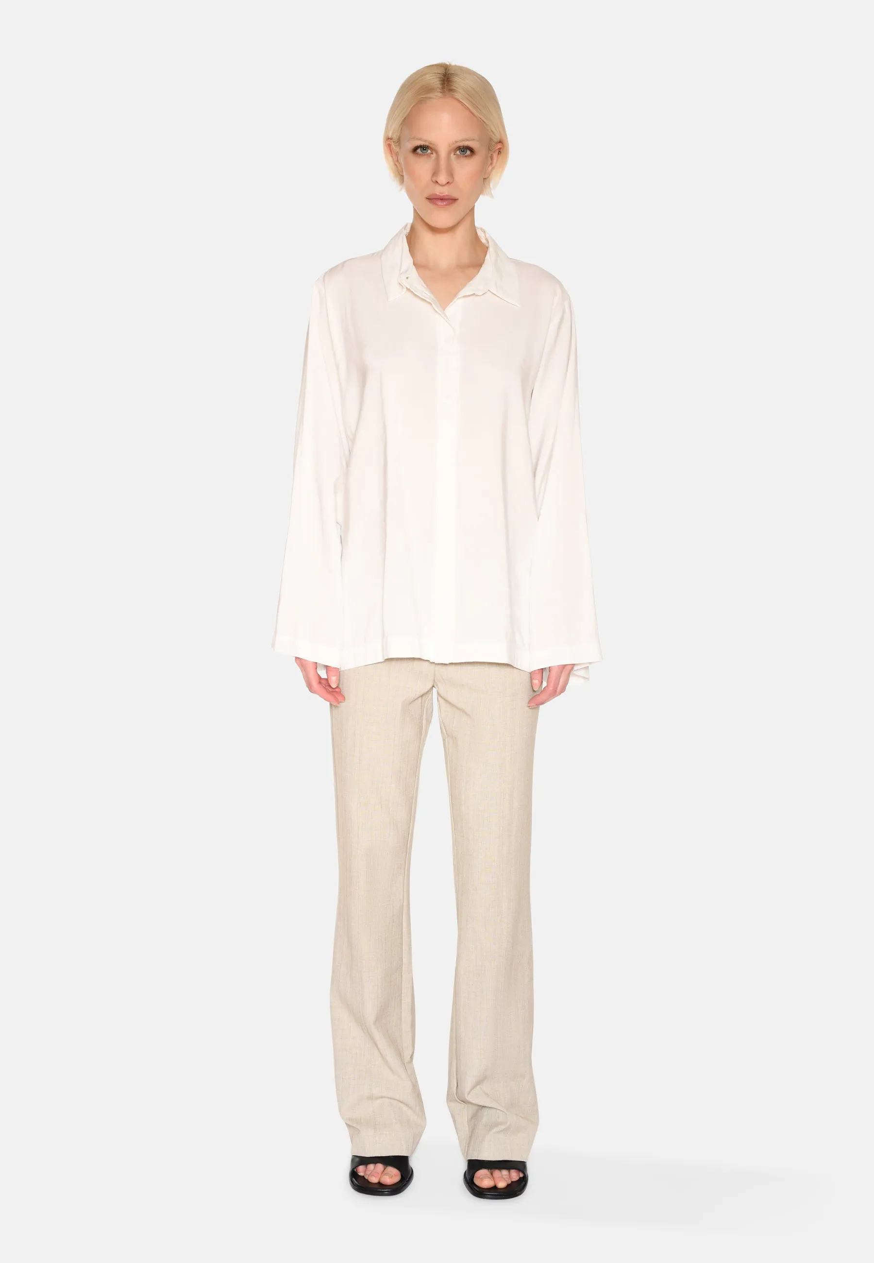 River long sleeved shirt 3780 - Coco Milk