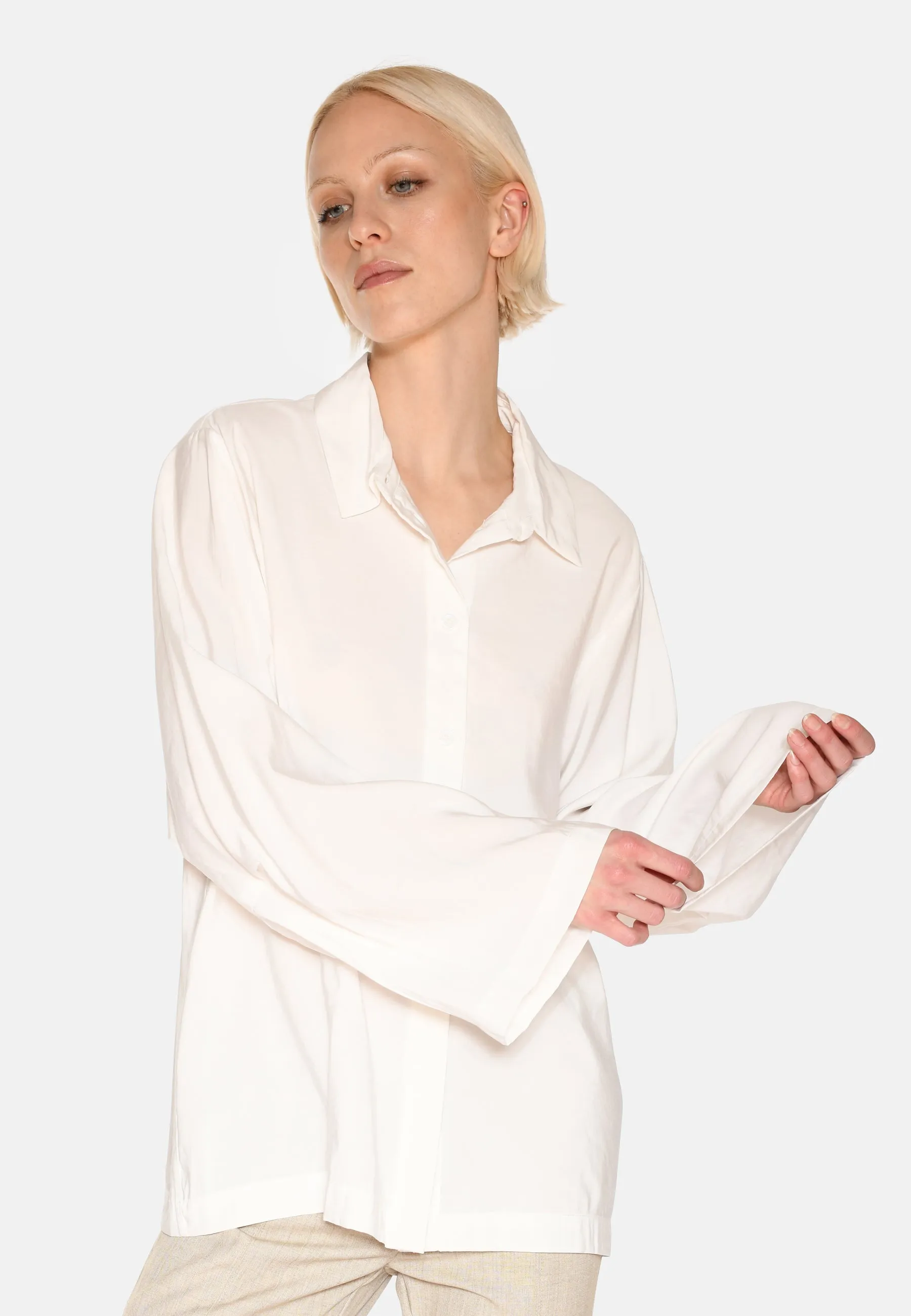 River long sleeved shirt 3780 - Coco Milk