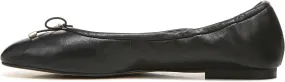 Sam Edelman Felicia Black Slip On Bow Detail Rounded Toe Flexible Ballet Flats