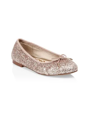Sam Edelman Felicia Champagne Slip On Rounded Closed Toe Flexible Ballet Flat