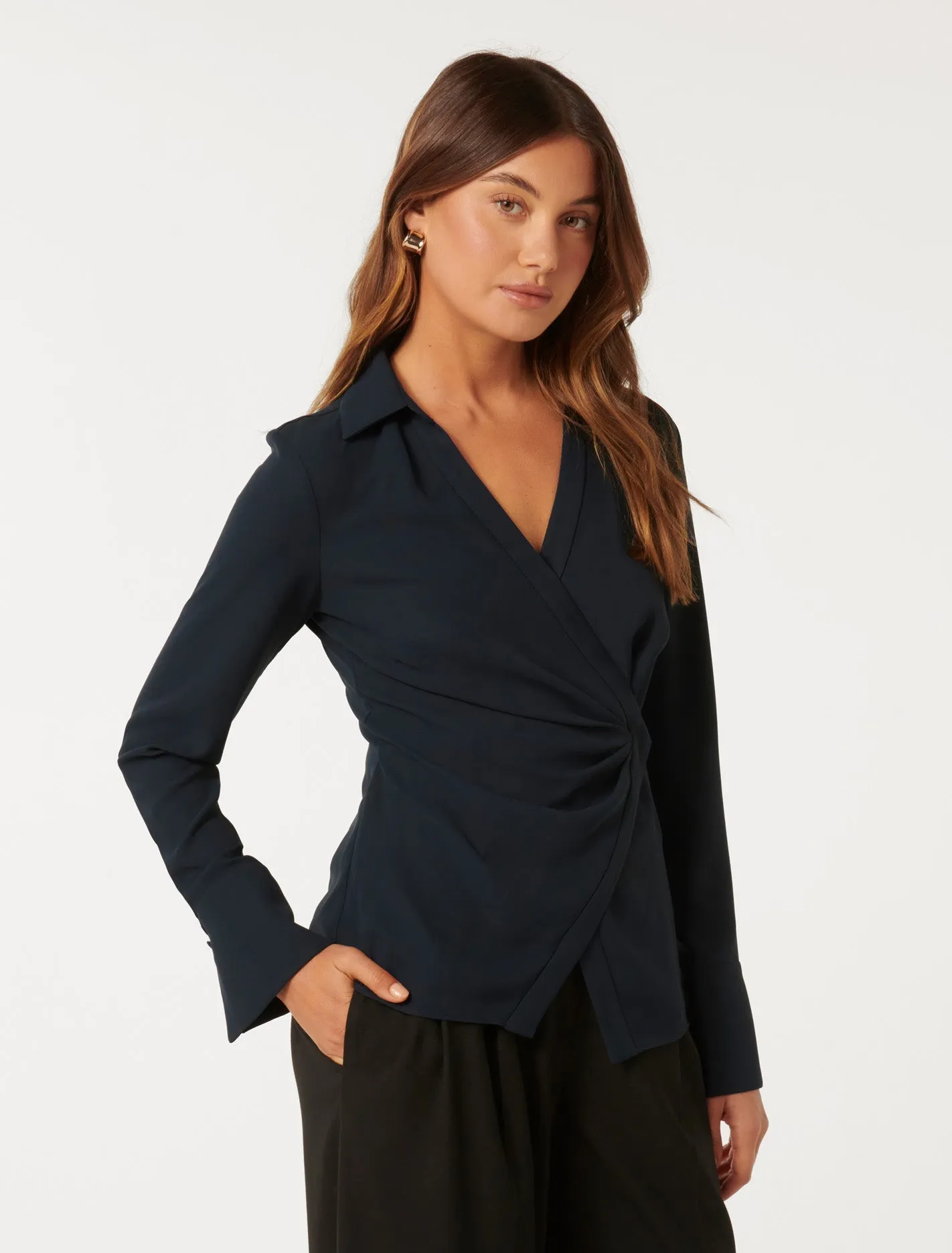 Sandra Wrap Shirt