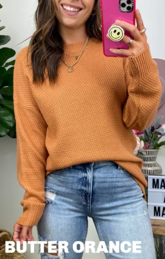 Seasonal Refresh Knit Sweater - FINAL SALE