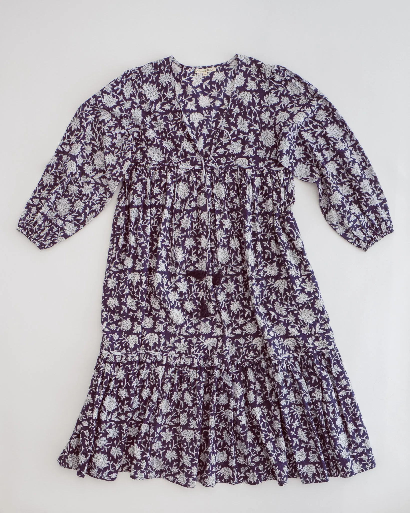 SOLD OUT - Evie Dress Navy Dahlia