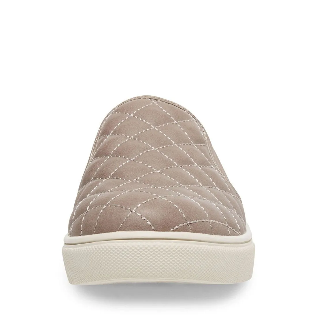 Steve Madden Ecentrcq Sporty Chic Quilted Slip-on Sneaker Grey (8, Grey)
