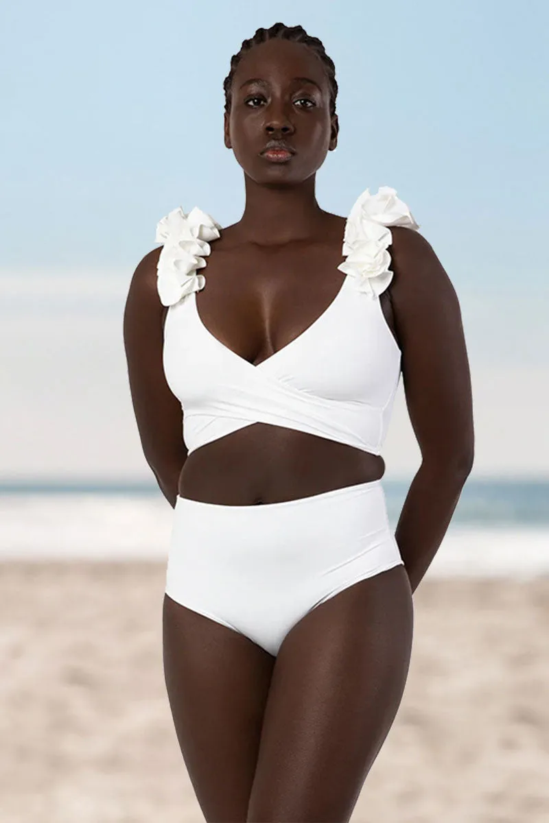 Stringy Selvedge Feminine Front Wrap Bikini