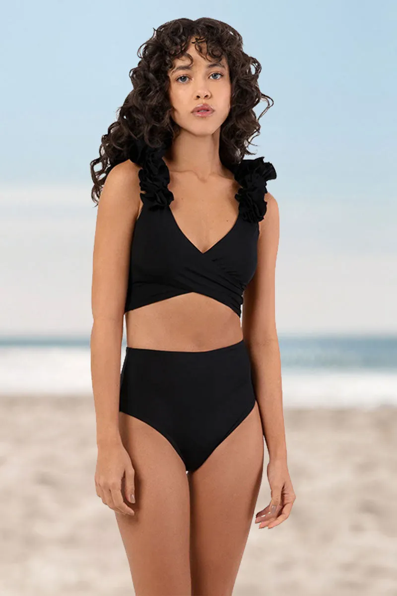 Stringy Selvedge Feminine Front Wrap Bikini