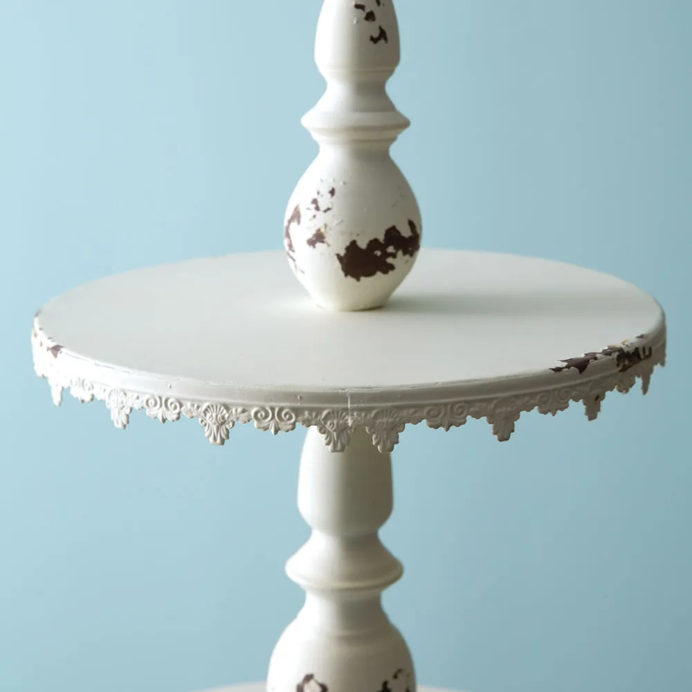 Three-Tier Feminine Farmhouse Display Stand