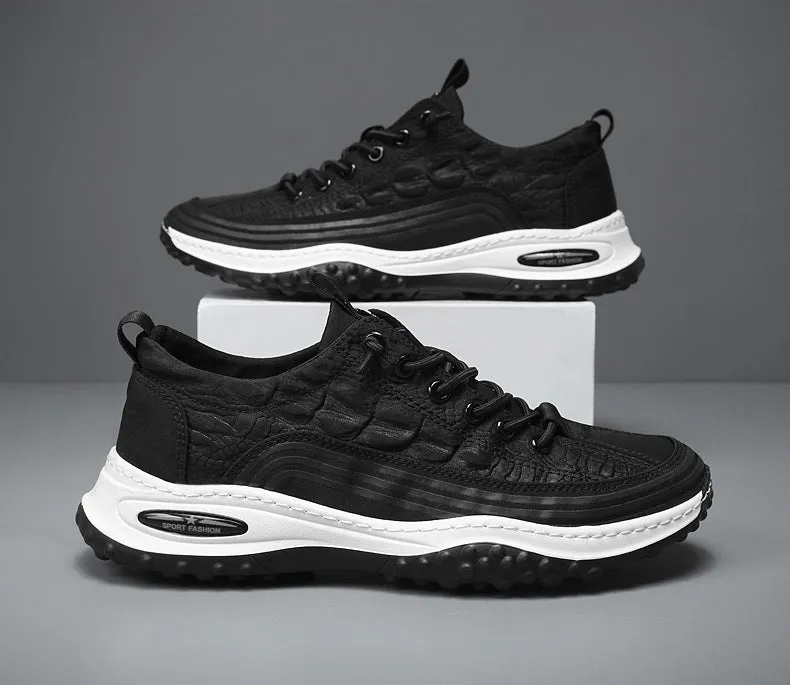 Trendy breathable ice silk sneakers