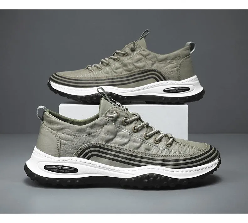 Trendy breathable ice silk sneakers