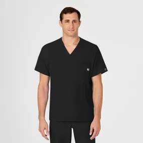 W123 Men's V-Neck Scrub Top (6355)