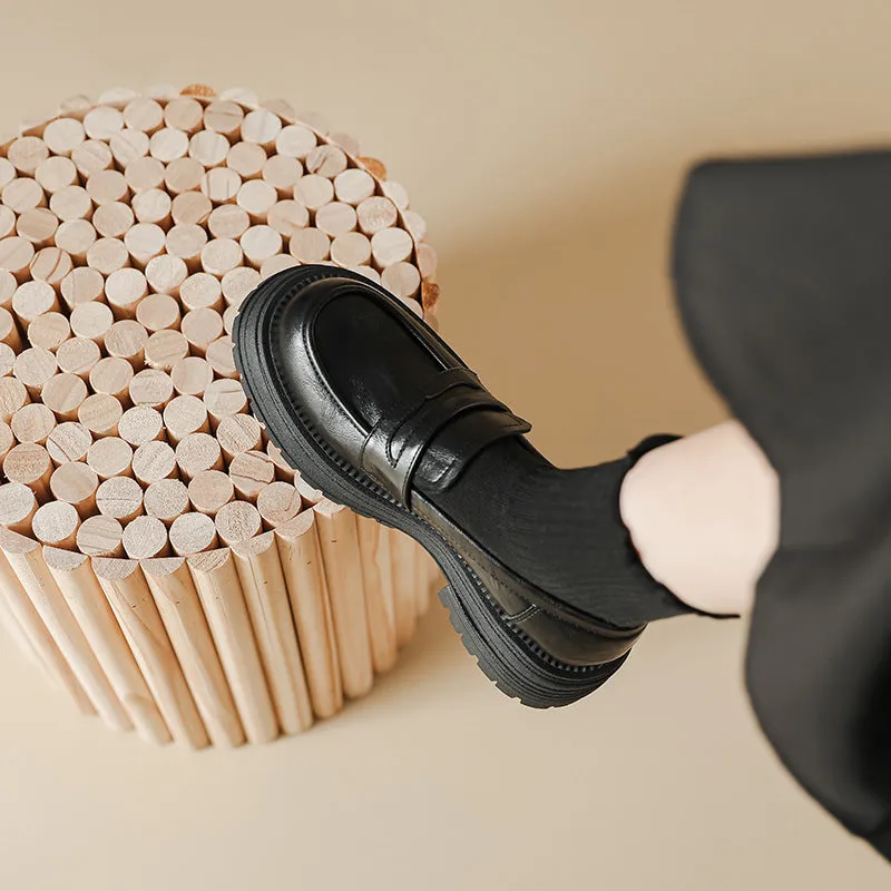 Women's Platform Non Slip Casual Loafers