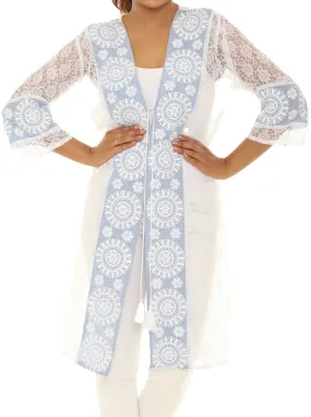 Women's Summer Long Mesh Duster Cardigan