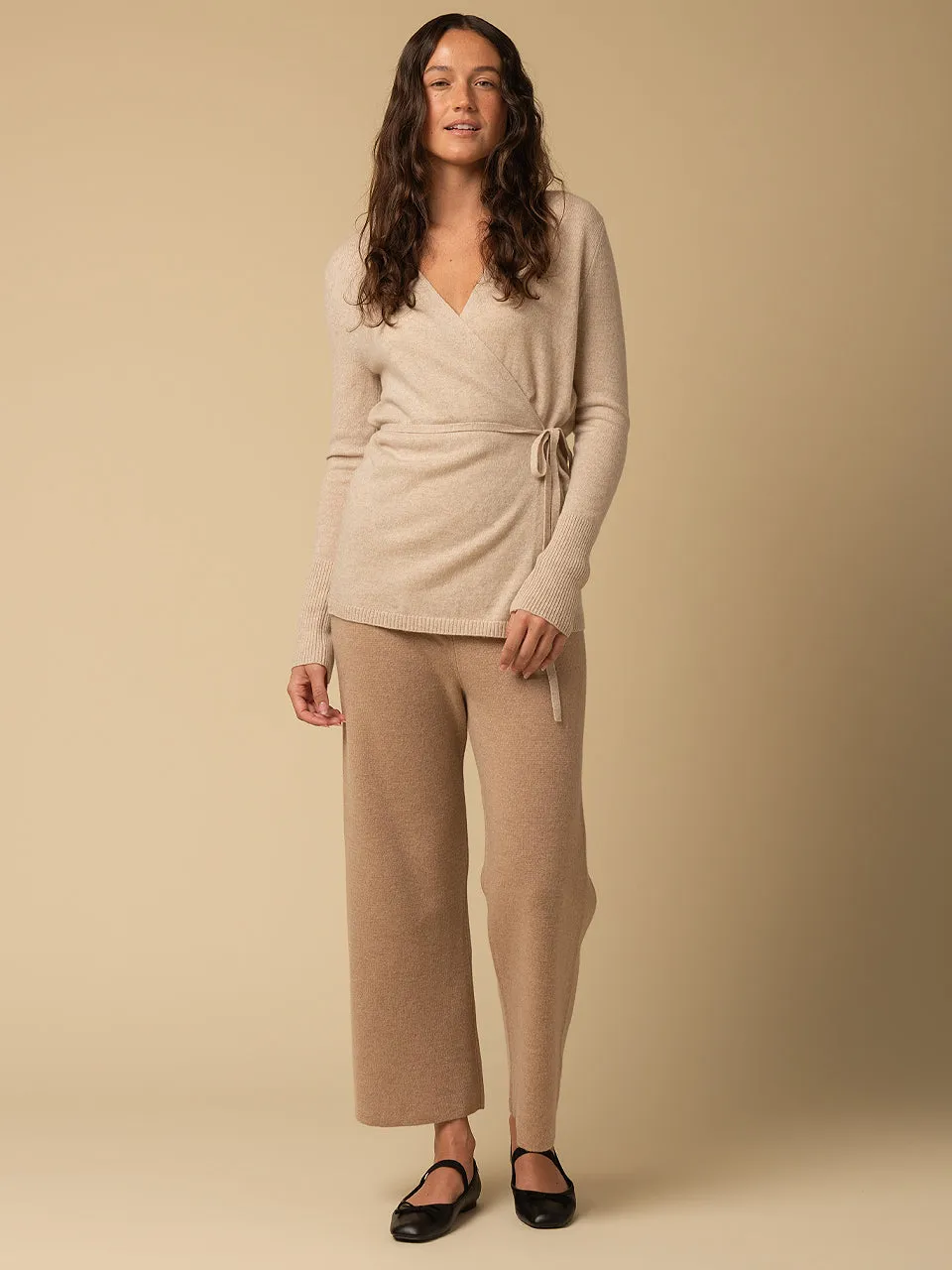 Wrap Cardigan_Oatmeal