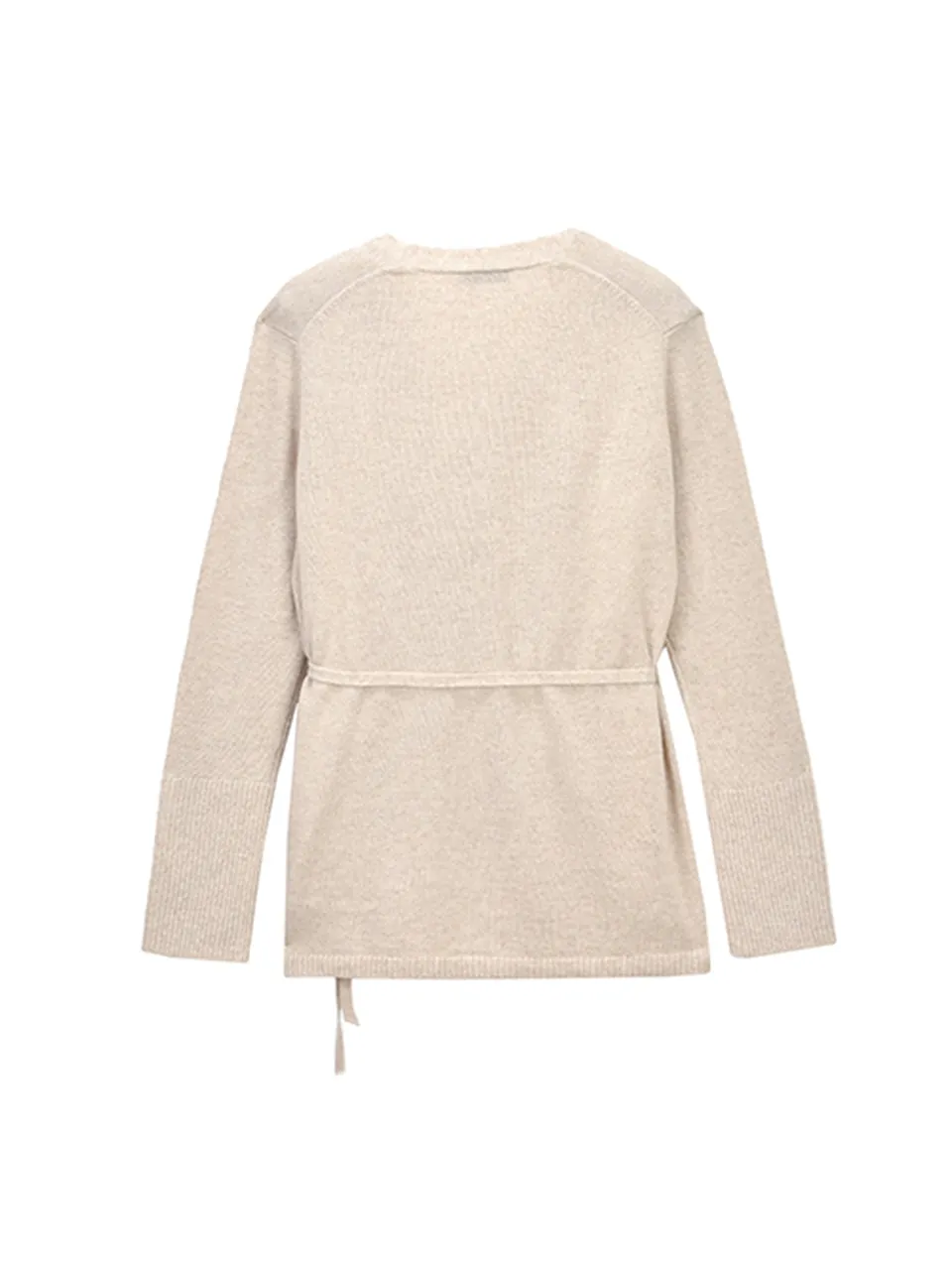 Wrap Cardigan_Oatmeal
